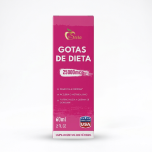 gotas de dieta dra. sara auxiliar no metabolismo (60ml)