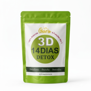 Chá Detox 3D Dra. Sara - 100% Natural (Desinflama e Desincha)