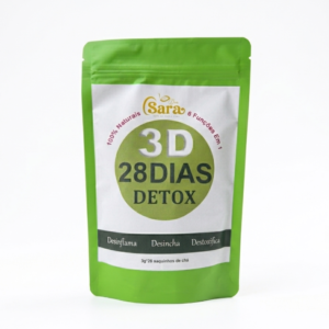 Chá Detox 3D Dra. Sara - 100% Natural (Desinflama e Desincha)