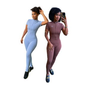 Macacão Fitness Sara - Design Anatómico com Zíper